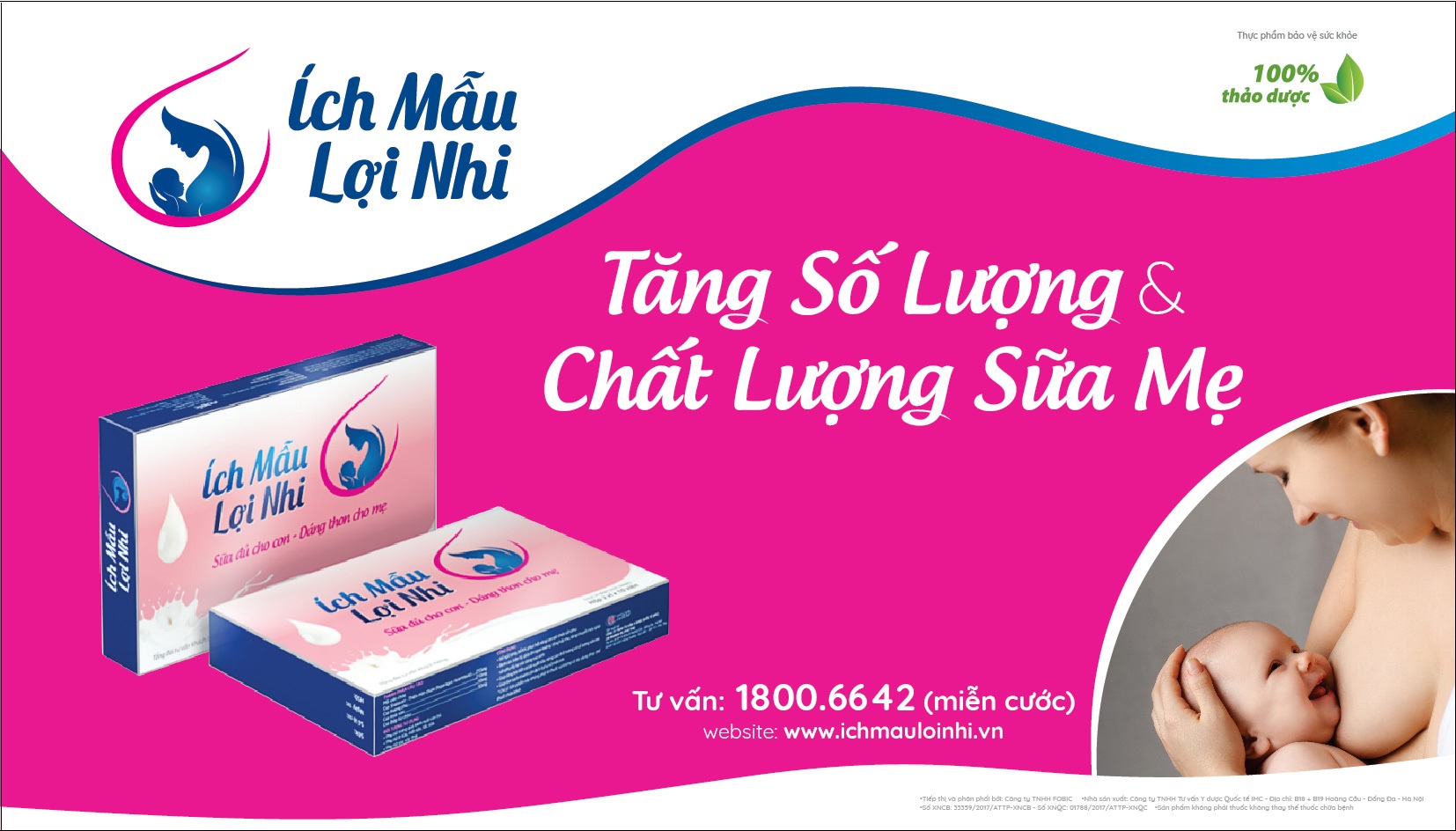 viên uống lợi sữa ích mẫu lợi nhi